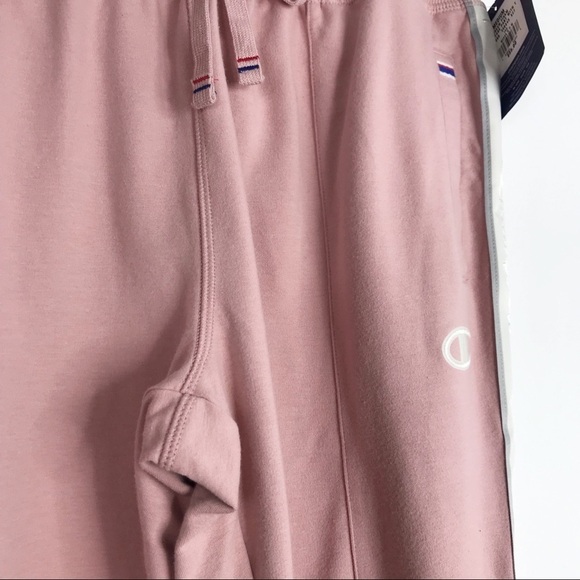 CHAMPION Heritage Dream Pink Logo Track Pants NWT M - Picture 5 of 11